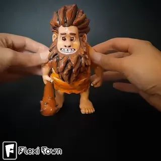 Flexi Print-in-Place Caveman — Image 2 of 9