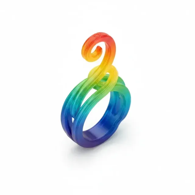 Ascending Spiral Loop Ring – Noah0x03 — Фото 2 из 7