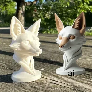 Fox – Minimalist Statue