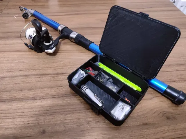 Fishing Tackle Box (Can Be Attached to the Fishing Rod) — Image 3 of 8