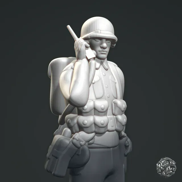 Soldier with Radio #RoZ — Image 5 of 9