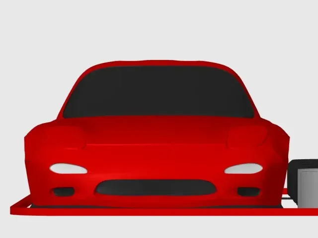 Mazda RX-7 (FD3S) Kit Card (1:24 scale) — Image 3 of 9