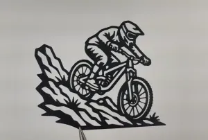 Mountain Bike Downhill 2D Wall Art