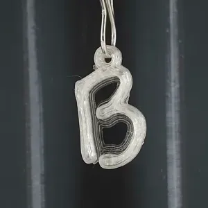 B keychain