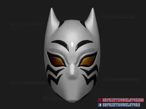 White Tiger Helmet - Marvel Cosplay Mask