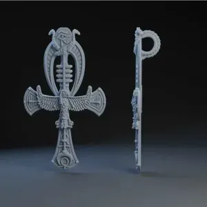 ✝️ Ankh Pendant – 3D Printable Egyptian Symbol of Life