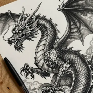 dragon print