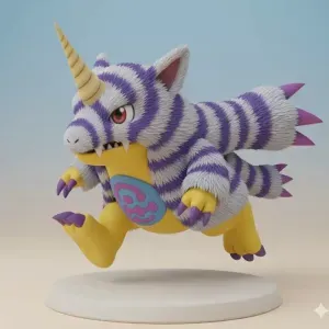 Gabumon Digimon Creature Model