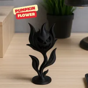 PUMPKIN FLOWER / HALLOWEEN DECOR / HOME DECOR / GOTHIC DECOR