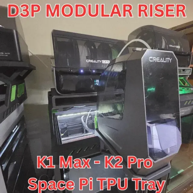 K2 Pro - K1 Max Space Pi TPU tray for D3P riser
