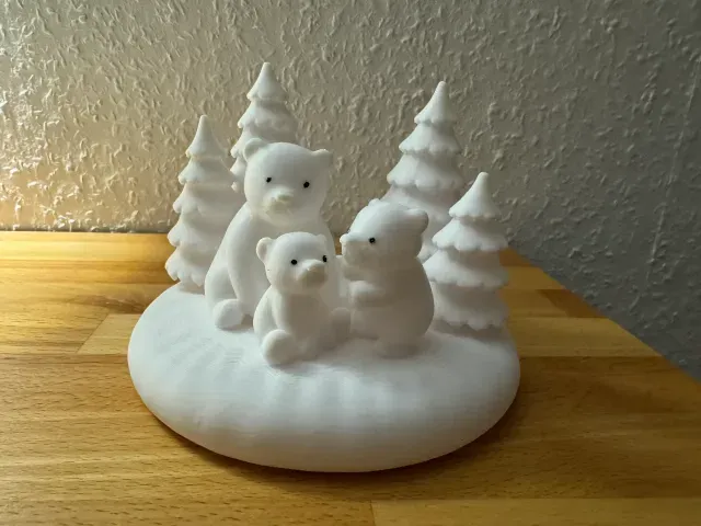 Bear Island with LED Tea Light Recess — Фото 6 из 9