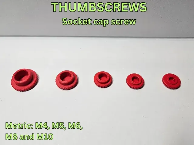 Thumb screws for socket cap screws - Metric — Фото 2 из 9