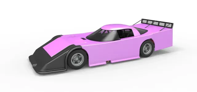 Asphalt Outlaw Super late model Scale 1:25