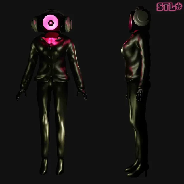 SPEAKER WOMAN FROM SKIBIDI TOILET | 3D FAN ART — Фото 2 из 5
