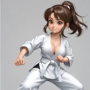 Anime Karate Girl