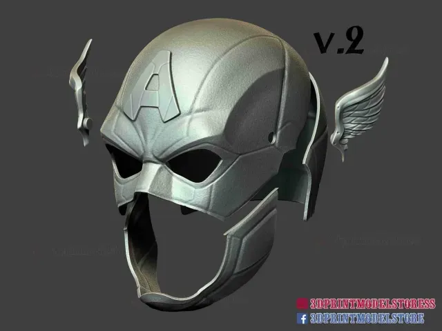 Captain America Helmet - Marvel Cosplay — Фото 9 из 9