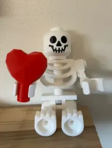 Giant heart to suit giant Lego skeleton