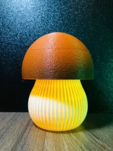 Mushroom lamp with Tea light KIT
