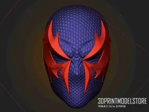Spiderman 2099 Mask - Marvel Cosplay Halloween Costume