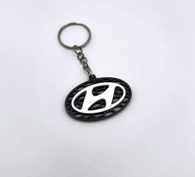Hyundai Honeycomb Logo Keychain — Фото 2 из 4