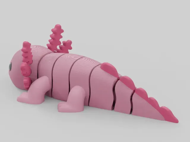Articulated Axolotl (Print-in-Place ) — Фото 5 из 9