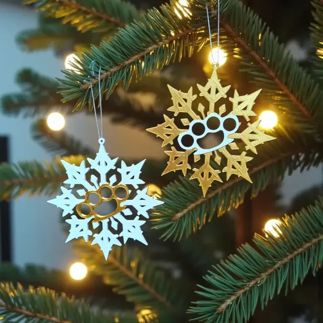 Christmas tree ornament "Brass knuckles" — Фото 5 из 6