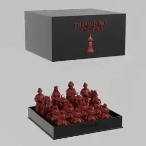 Ottoman Empire Sultan Suleiman Box Multicolor