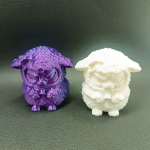 Grumpy Easter Sheep – Chibi