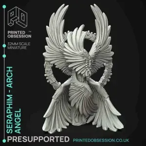 Seraphim - Archangel - PRESUPPORTED - 32mm Scale