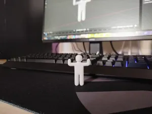 Hands-up Pose -- Mecha Chameleon