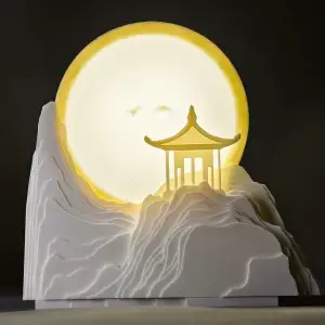 江山明月 国风LED灯摆件(无需多色&无五金)
