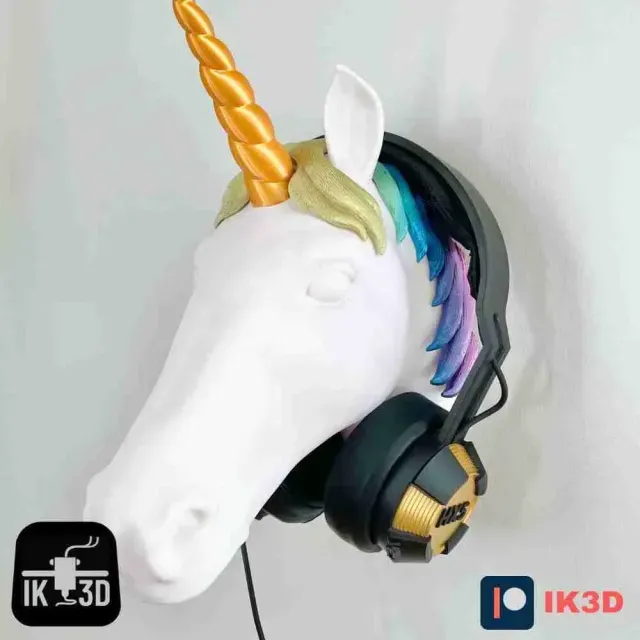 UNICORN WALL MOUNT HEADPHONES HOLDER - MULTIPARTS — Image 3 of 9