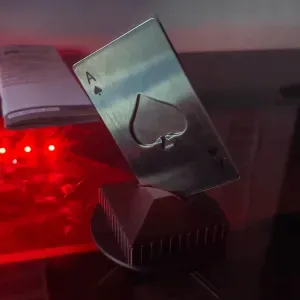 Metal card holder