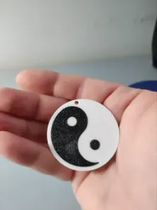 Yin Yang Keychain