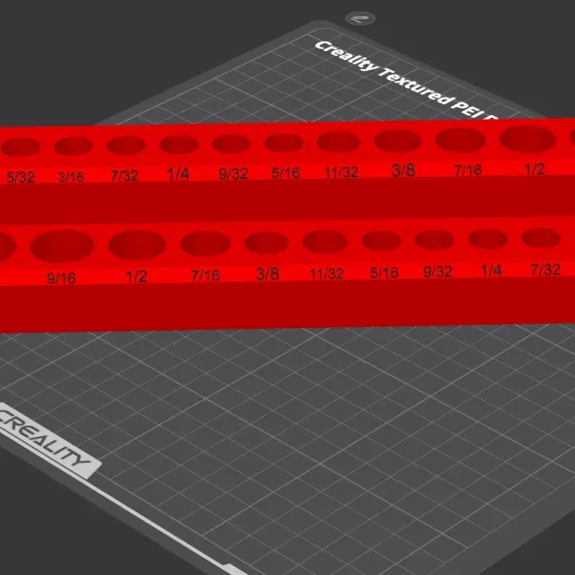 1/4 SAE socket tray 3 varients magnetic