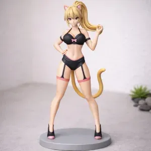 Cute Cat Anime Figurine