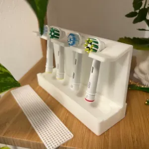 Toothbrush Head Holder (4 Slots)