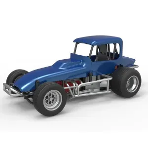 Vintage Sprint car Version 2 Scale 1:25