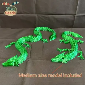 Flexi Leaf Dragon (Print-in-place)
