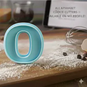 letra O cookie cutter