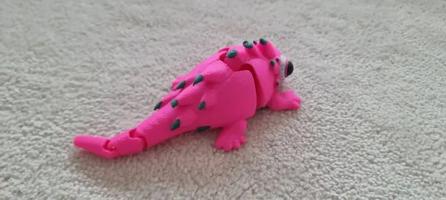 Articulated Dragon fruit Chameleon print in place multi color — Фото 5 из 5