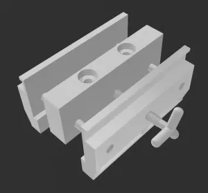 self-centering jig for drilling holes