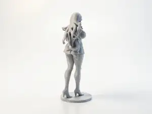 Lady Salute Female Figurine 3D Printable