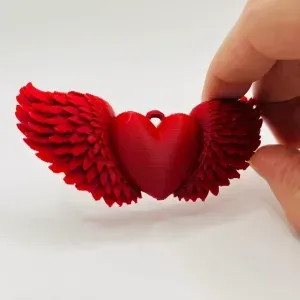 Winged Heart Hanging Decor