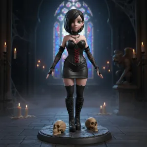 gothic girl ( chica gotica )