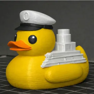 Captain Duck Tugboat – Multi-Color 3D Print