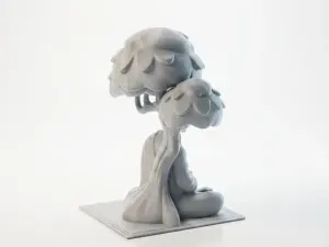 Meditating Tree Monk Figurine Fantasy 3D Printable