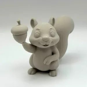Cute Squirrel with Acorn