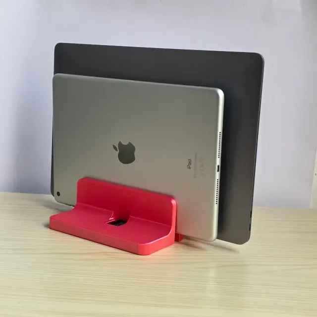 vertical laptop stand (adjustable) for 2 devices — Image 3 of 9