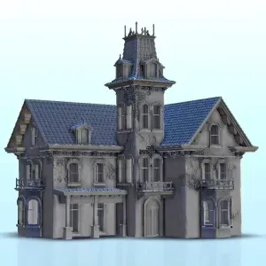 Baroque manor - terrain WW2 scenery historical miniatures